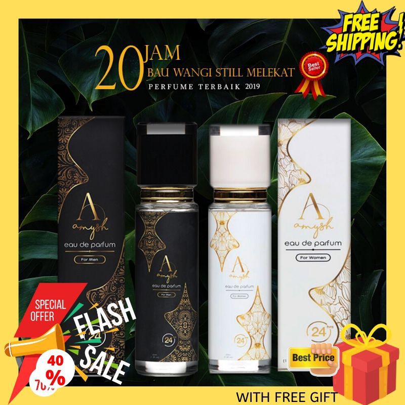 AMYSH PERFUME (HQ) % BAU MACAM ORIGINAL TAHAN LEBIH 24 JAM