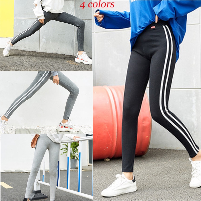 striped tight trousers