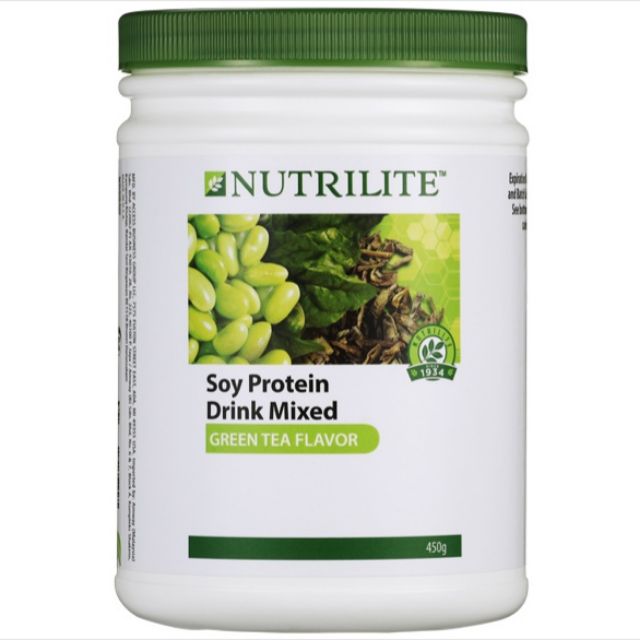 NUTRILITE Soy Protein Drink Mix - Green Tea Flavor (450g) | Shopee Malaysia