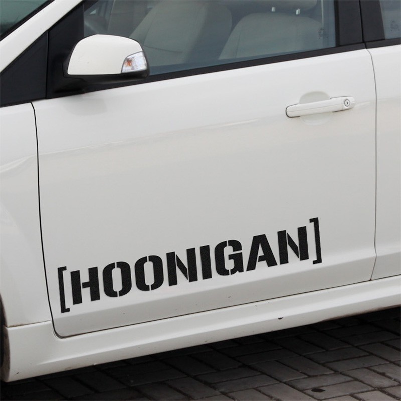 Hoonigan Ken Block Windshield Car Door Sticker Decal Myvi Honda Proton Shopee Malaysia