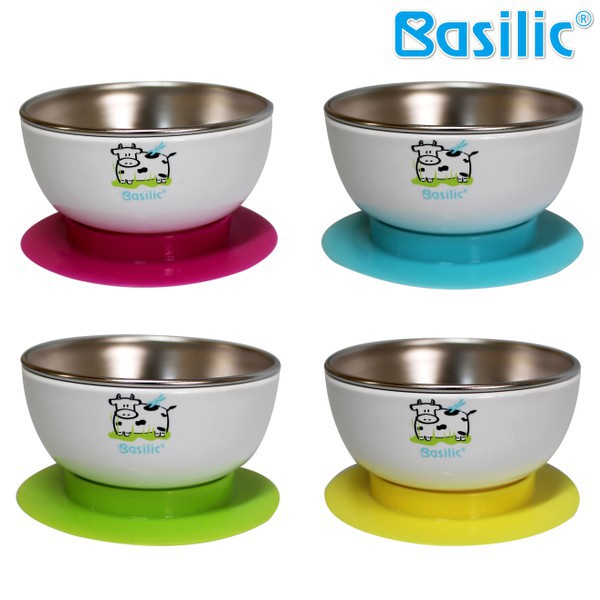 Basilic Stainless Steel Baby Bowl (D255)- Stock Clearances