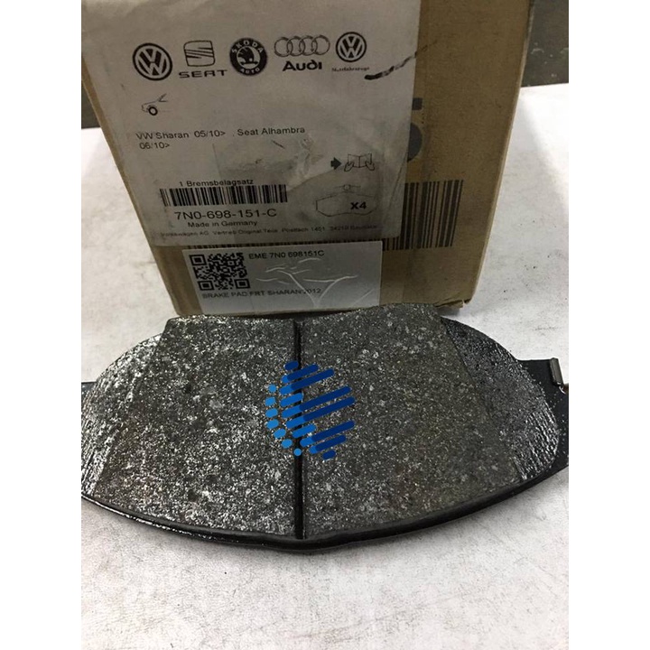 BRAKE PAD FRONT VOLKSWAGEN PASSAT B8 GOLF MK7 GOLF GTI AUDI A3 8V