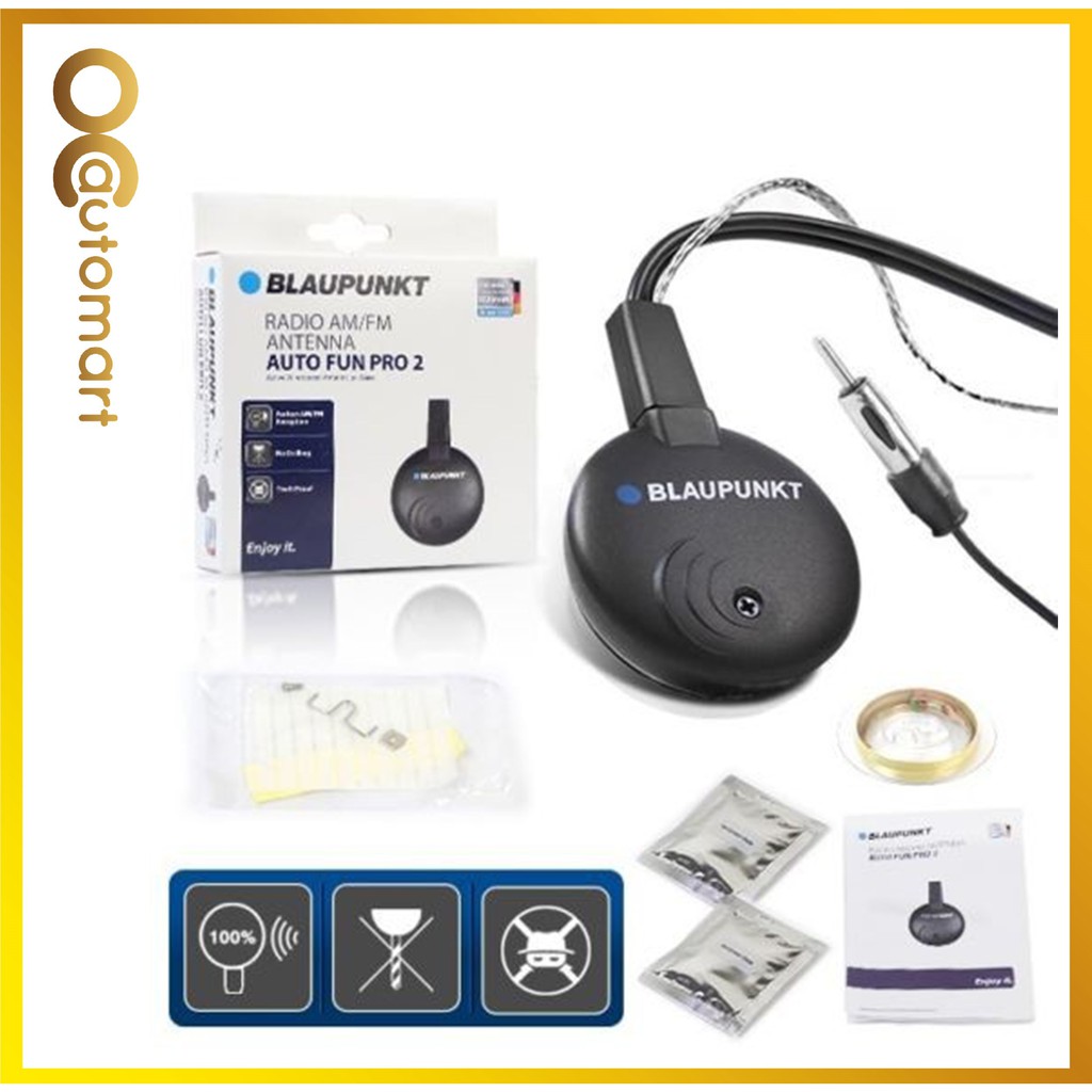 Blaupunkt Antena Kereta Auto Fun Pro 2 Radio FM/AM Antenna Active