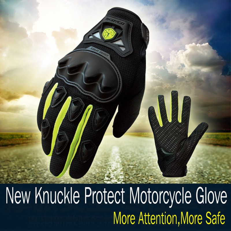 motocross gloves with knuckle protection