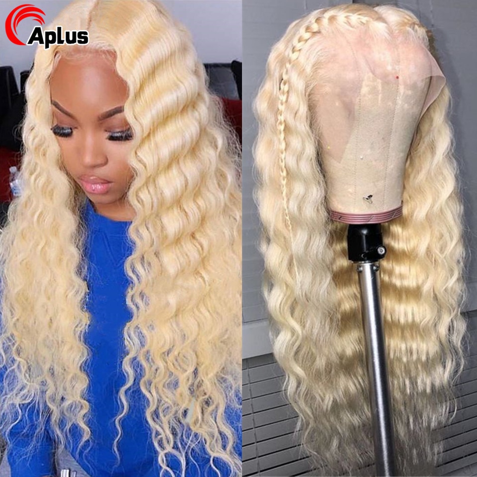 613 deep wave lace front wig