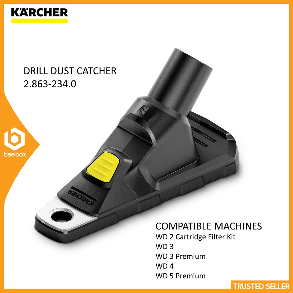 Karcher Drill Dust Catcher for Vacuum Cleaner WD2 WD 3 WD4 WD5