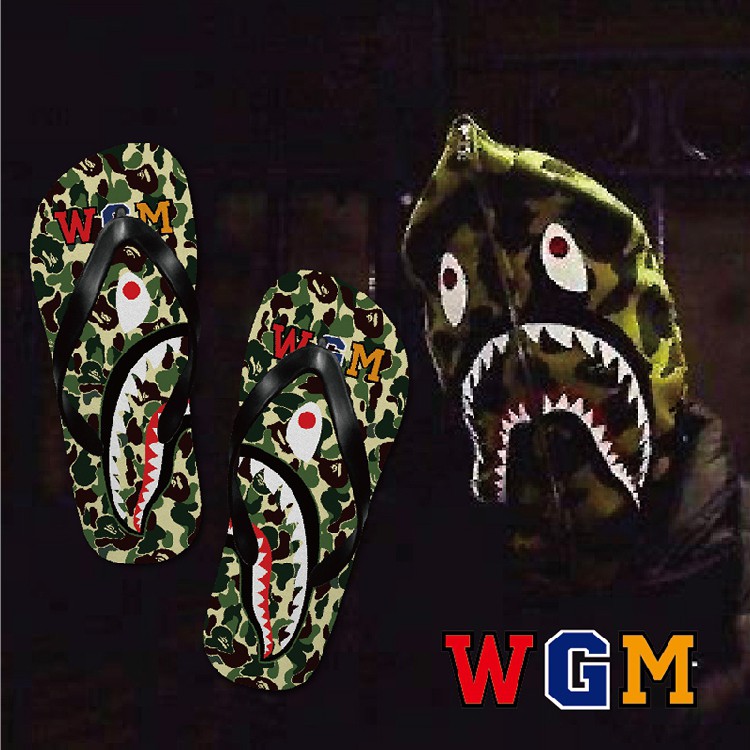 bape shark crocs