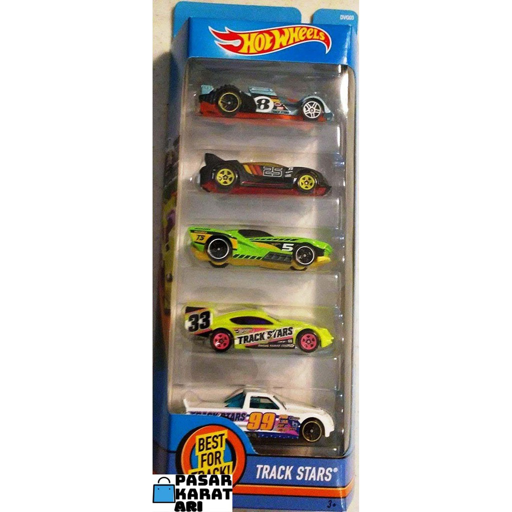 hot wheels track stars 5 pack