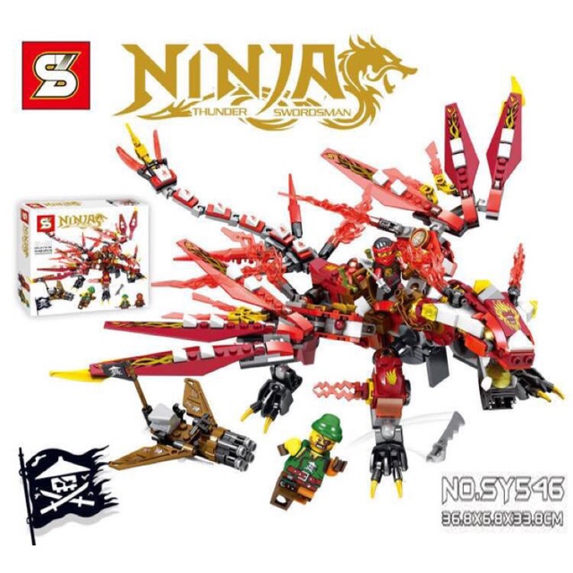 red dragon ninjago lego