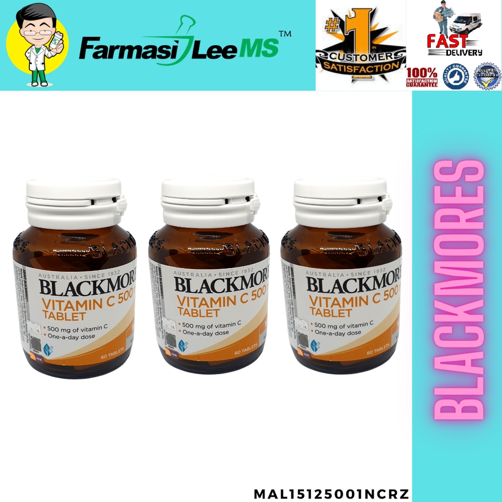 Buy Blackmores Vitamin C 500mg 3 X 60 S Exp 03 23 Seetracker Malaysia