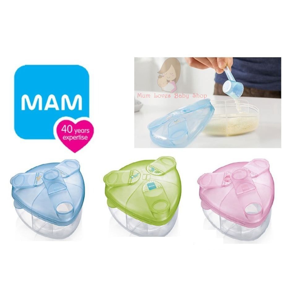 mam milk powder box