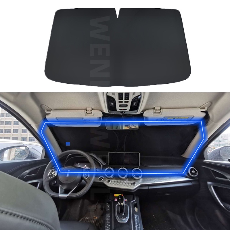 Car Interior Curtain Windshield Sunshade Glass Sun Visor For Mazda CX-3 ...