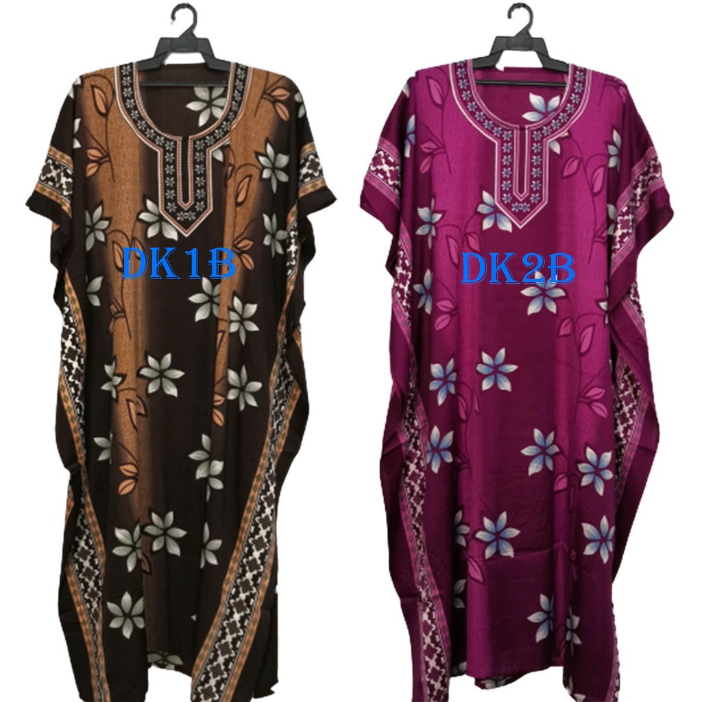 Kaftan Dubai Baju  Kelawar  Baju  Tidur Shopee Malaysia