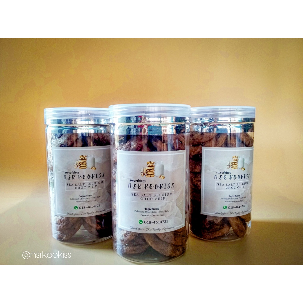 READY STOCK 24 Hours Ship Homemade Sea Salt Belgium Chocolate Chip