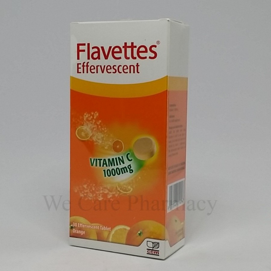 Flavettes Effervescent Vitamin C 1000mg 2x15 S Orange Flavour To Fight Virus Bacteria Flu Shopee Malaysia
