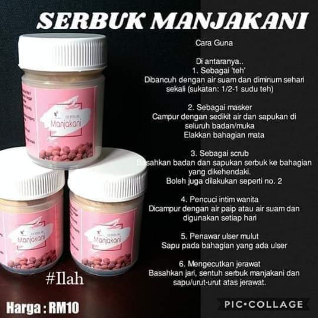 Serbuk Manjakani Susuk Manja Gift Shopee Malaysia