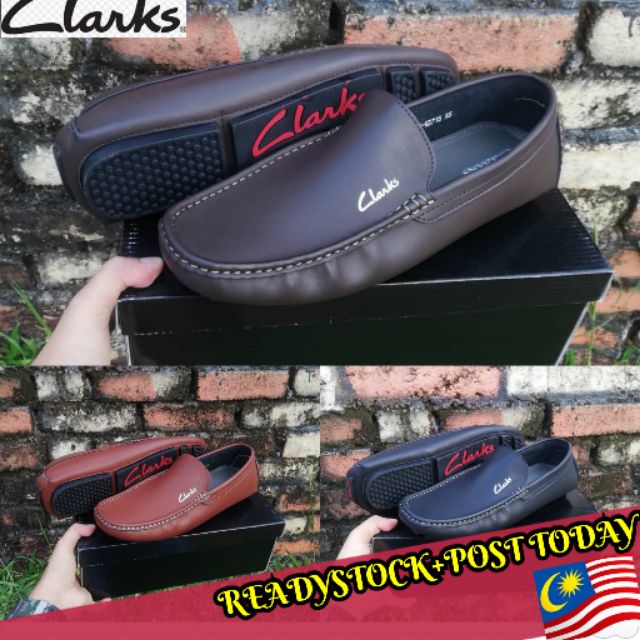 loafer clarks [ PREMIUM LEATHER] ✓shoe 