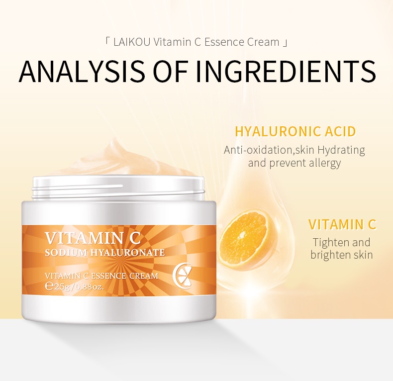 Laikou Vitamin C Serum 17ml , Cream 25gm and Sunscreen 30gm 6573369266e26f4ad47c0f1fa15908d6