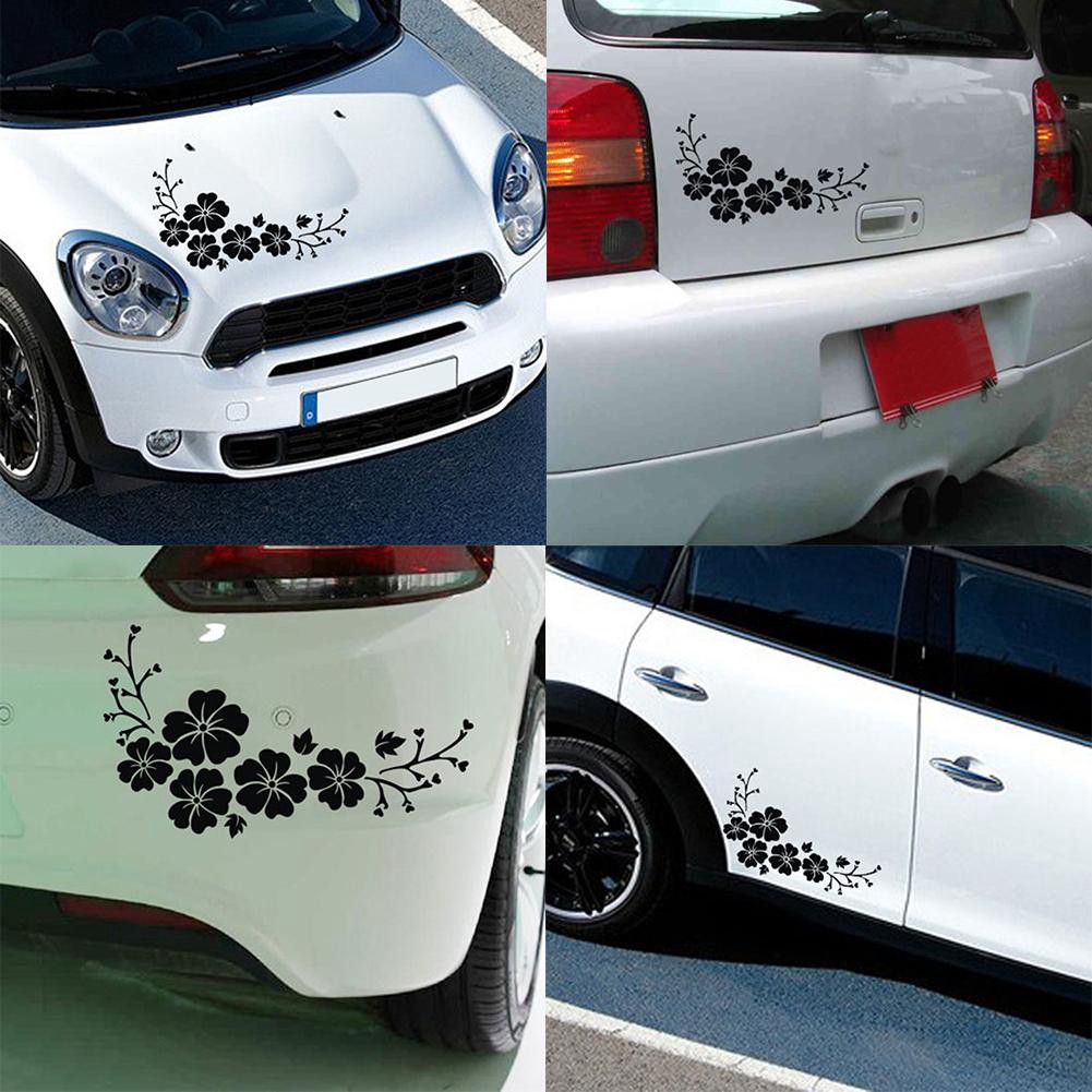 Wm Flower Blossom Car Decal Sticker Auto Truck Bumper Door