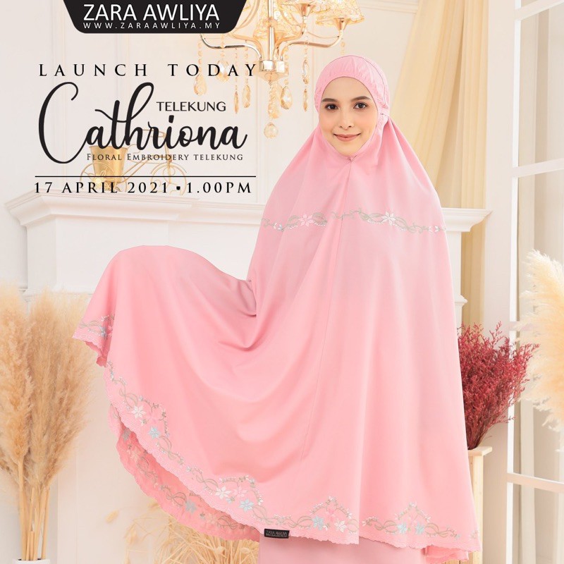 Buy Telekung Cathriona Free Box Free Bag Wishcard Request By Telekung Zara Awliya Seetracker Malaysia