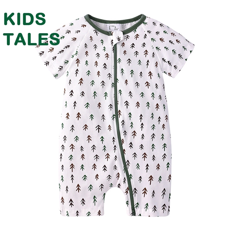 baby girl short sleeve romper