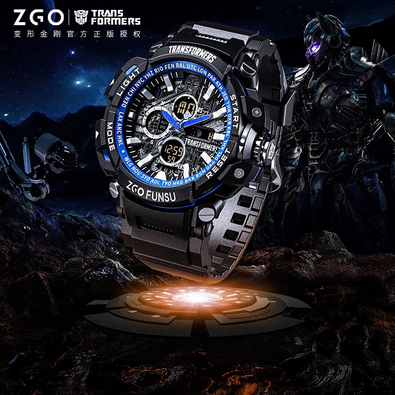 Transformers Hot Sale Men's Watch Male Junior High School Students Unique Cool Middle Youth SSBLZG