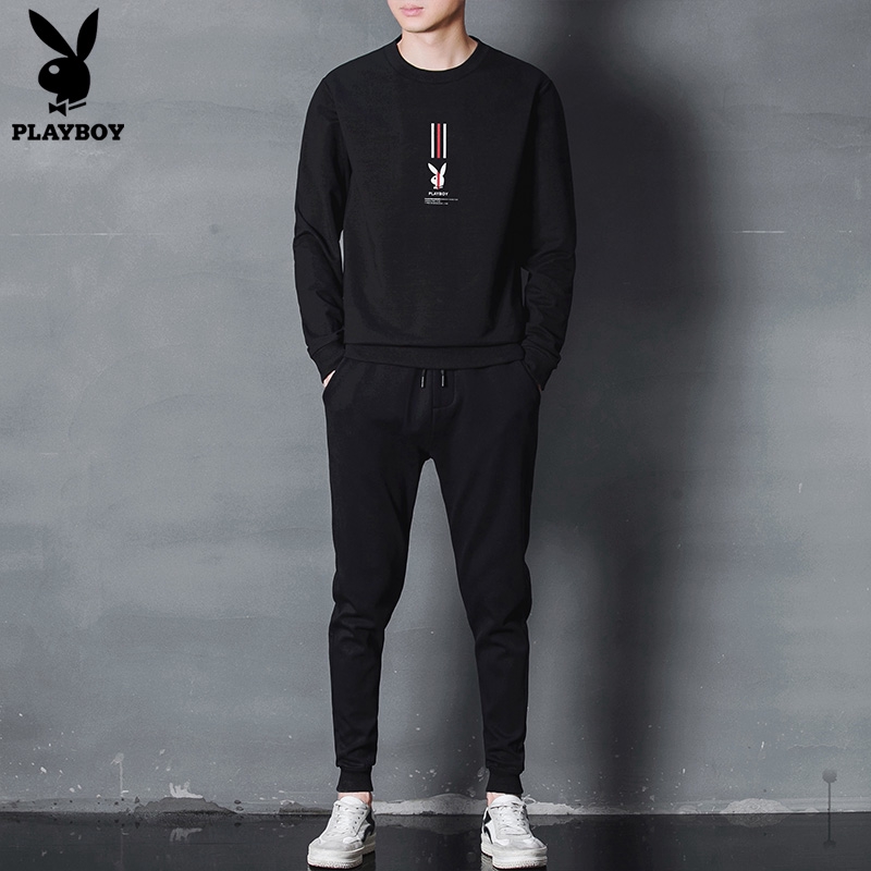 jogger pants and sweater