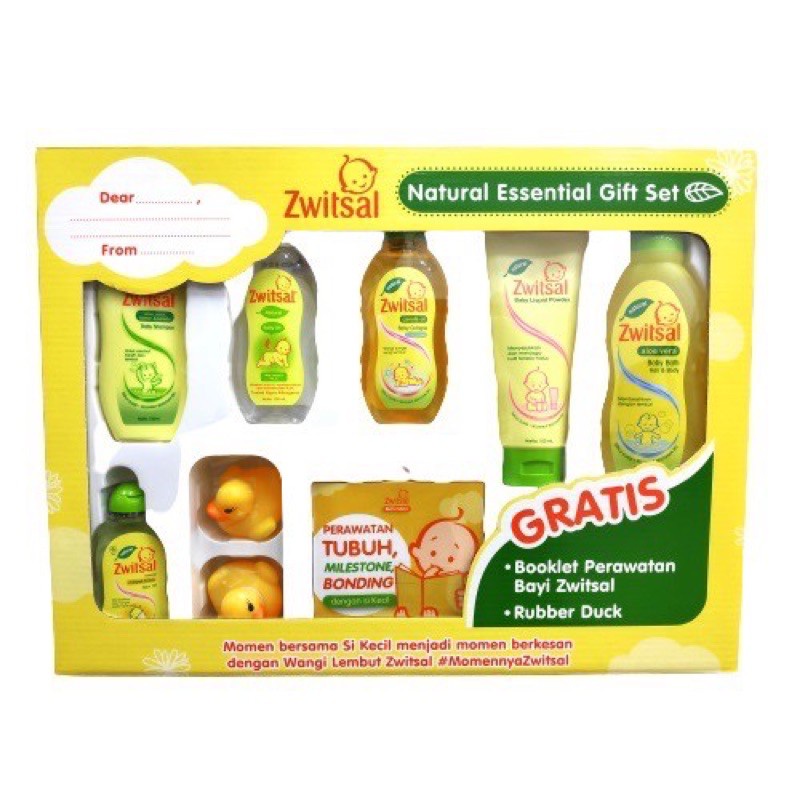 Zwitsal Natural Essential Set Free Booklet Care Shopee Malaysia