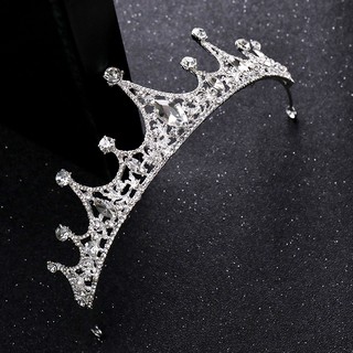 Buycycle Silver Rhinestone Princess Tiara Wedding Birthday Crown Headpiece
