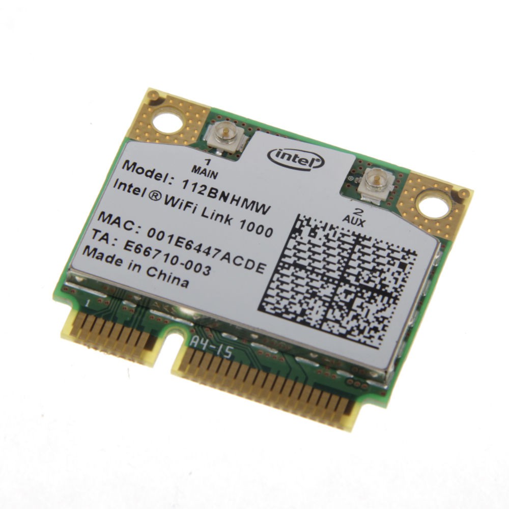 Intel Wifi Link 1000 112BNHMW Mini PCI-E Full Size 300Mbps BGN Wireless ...