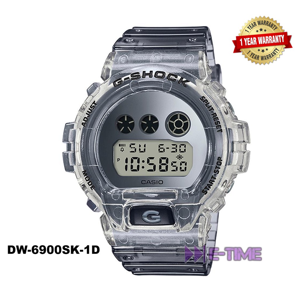 g shock clear skeleton