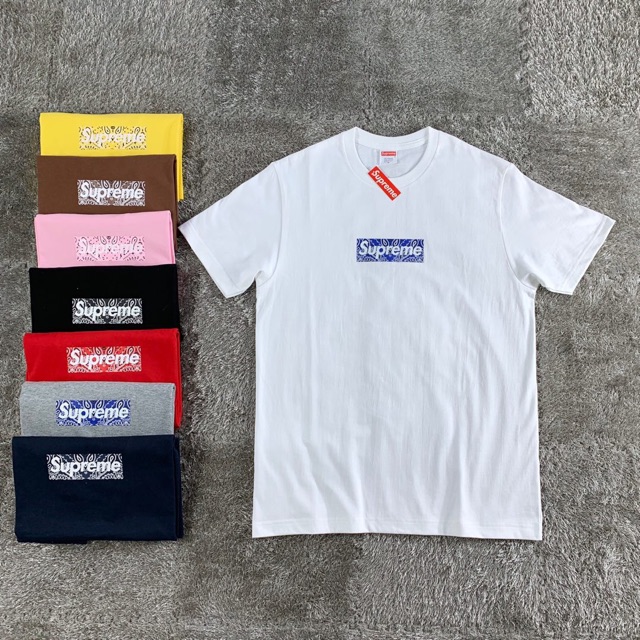 supreme bandana logo tee