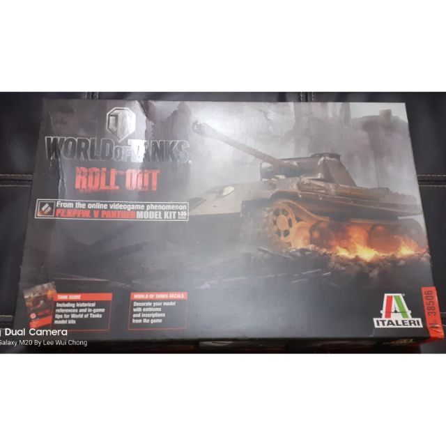 Italeri World Of Tank Military Model Tank 1/35 Panther Tank World World 2 WWII Ready Stock Sabah Sandakan