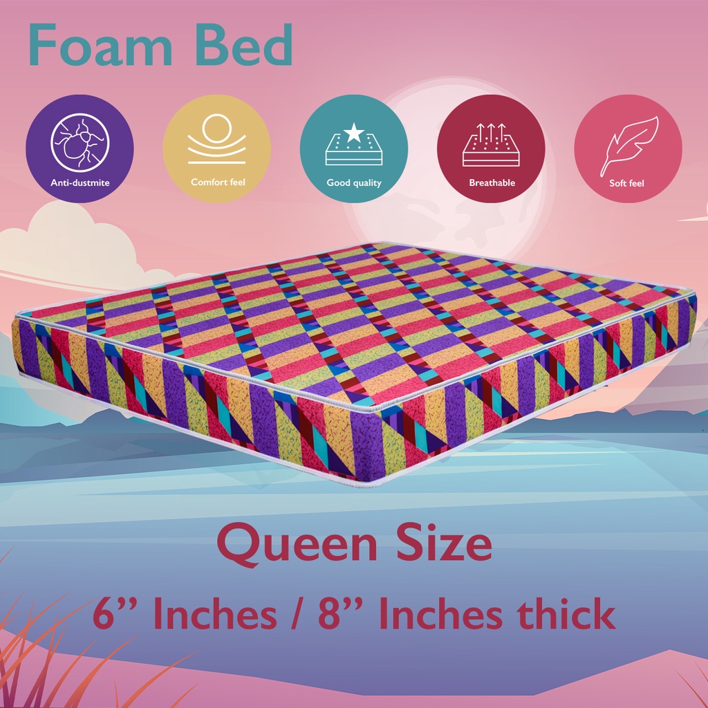 ready-stock-ntr-6-8-queen-size-mattress-tilam-foam-mattress