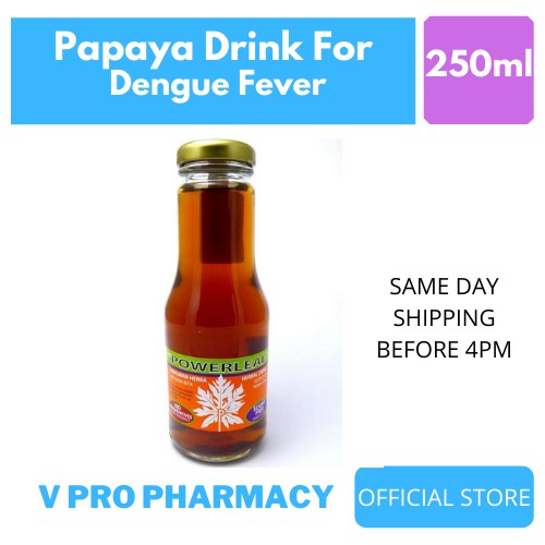 V Pro Pharmacy Powerleaf Botanical Beverage Papaya Leaf Extract 250ml Best For Dengue Fever New Stock Shopee Malaysia