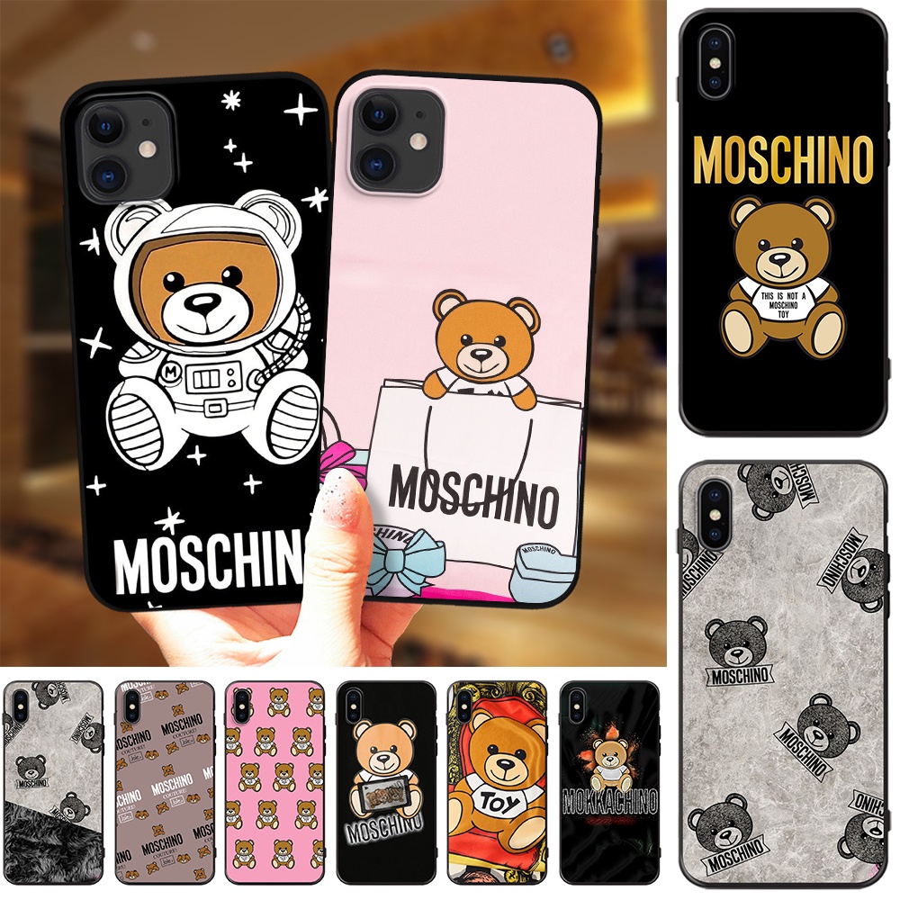 Moschino Teddy Bear For Iphone 12 Case Iphone 12 Mini Case Iphone 12 Pro Case Iphone 12 Pro Max Case Soft Black Silicone Phone Back Cover Case Shopee Malaysia