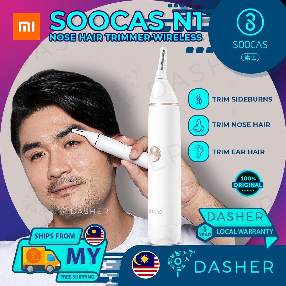 Xiaomi Soocas 3 In 1 Ear Nose Eyebrow Hair Trimmer Wireless