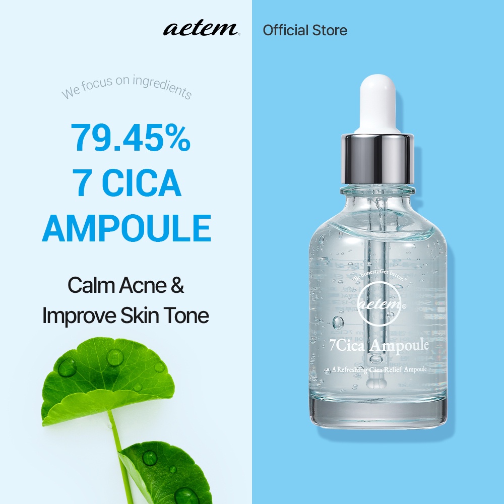 [NEW] aetem 7 Cica Ampoule for Soothing and Calming Skin (50ml