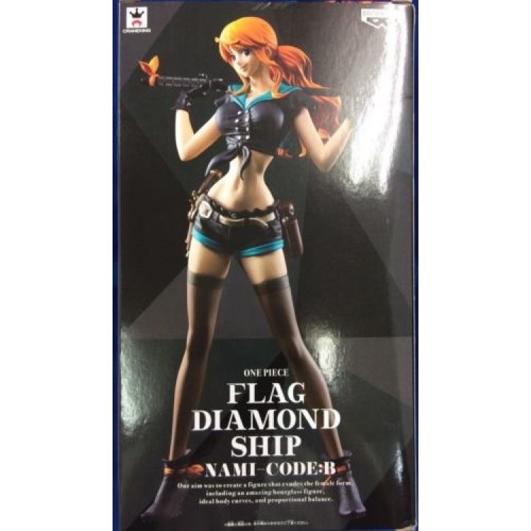 Banpresto One Piece Flag Diamond Ship Nami Code B Shopee Malaysia