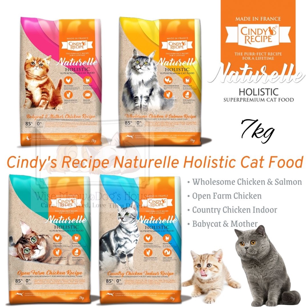 Cindy's Recipe Naturelle Holistic Super Premium Dry Cat & Kitten Food ...