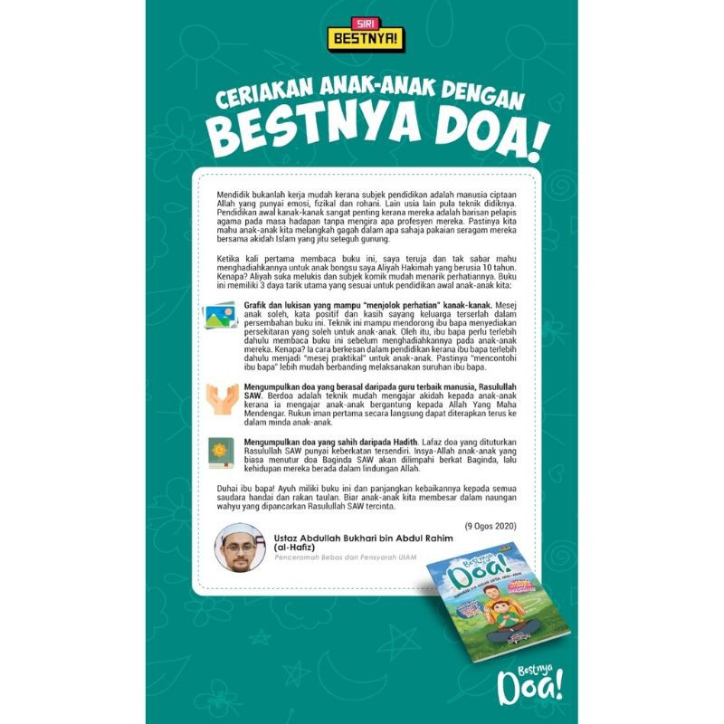 Bestnya Doa Buku Komik Kanak Kanak Belajar Solat Dan Doa Secara Santai Shopee Malaysia