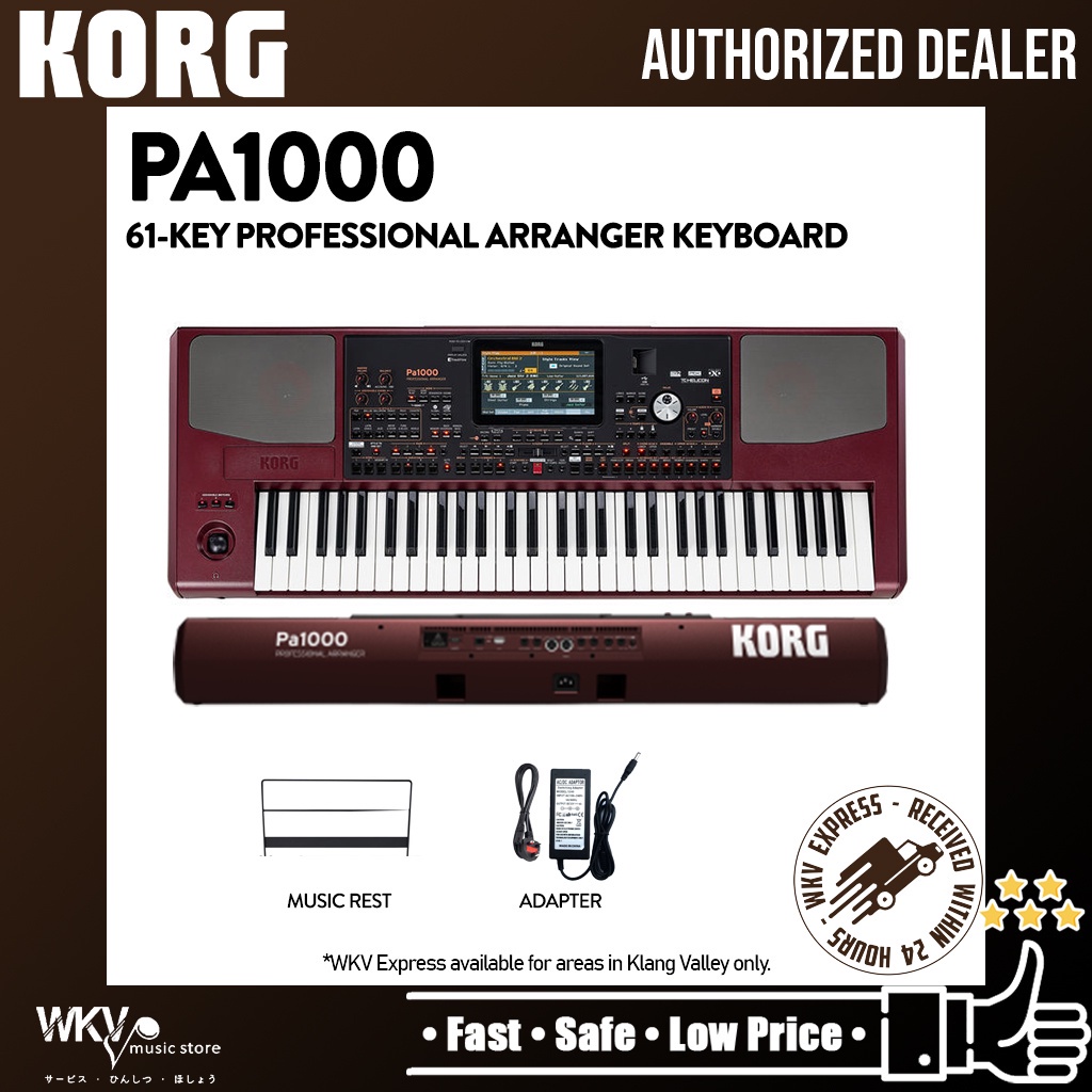 Korg Pa1000 61-Key Professional Arranger Keyboard | Shopee Malaysia