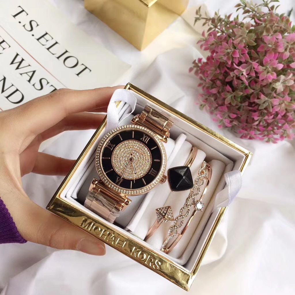 how to set a michael kors watch