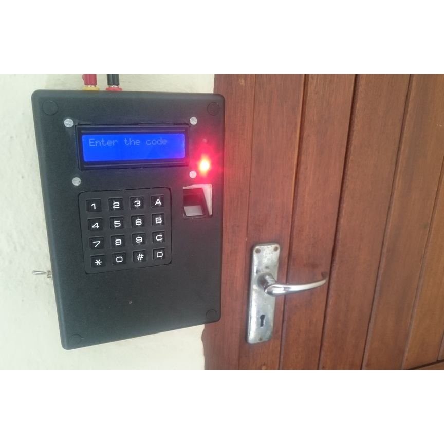 Fyp Fingerprint Security Lock Keypad Pic Project