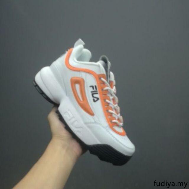 fila disruptor 2 white orange