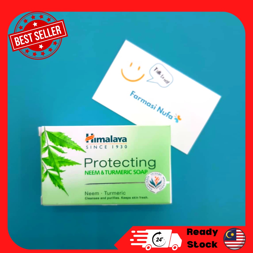 Farmasi Nufa Himalaya Protecting Neem Tumeric Soap G Shopee Malaysia