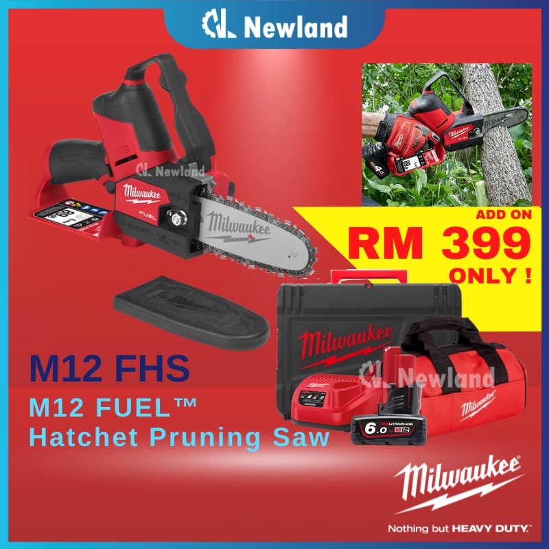 Milwaukee M12 Fuel Chainsaw Battery / Mini Chainsaw / Cordless Chainsaw