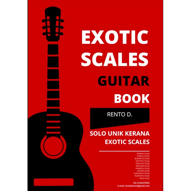 Exotic Scales Guitar Book Shopee Malaysia