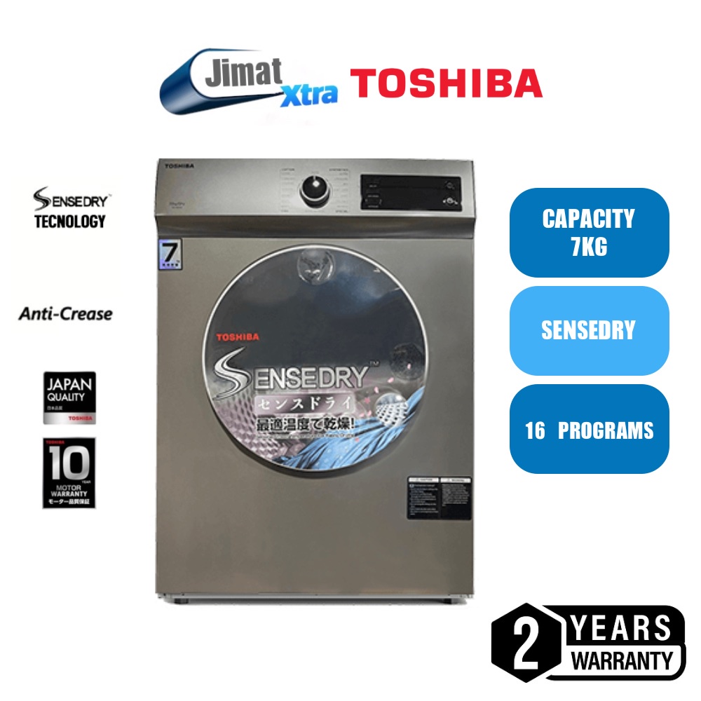 Toshiba 7KG AirVented Tumble Dryer SENSEDR TDH80SEM TDH80SEM(SK