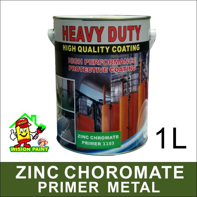 ( 5L ) ZINC CHROMATE PRIMER 1103 ( GREEN COLOUR ) FOR METAL PRIMER HIGH